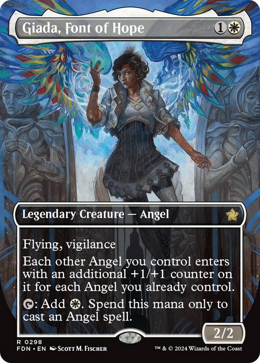 Giada, Font of Hope (Borderless) (FDN-298) - Foundations (Borderless) Foil