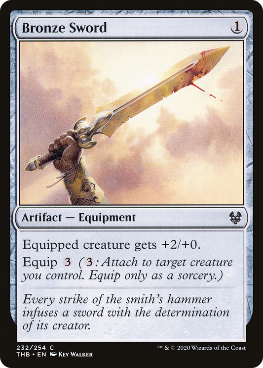 Bronze Sword (THB-232) - Theros Beyond Death Foil