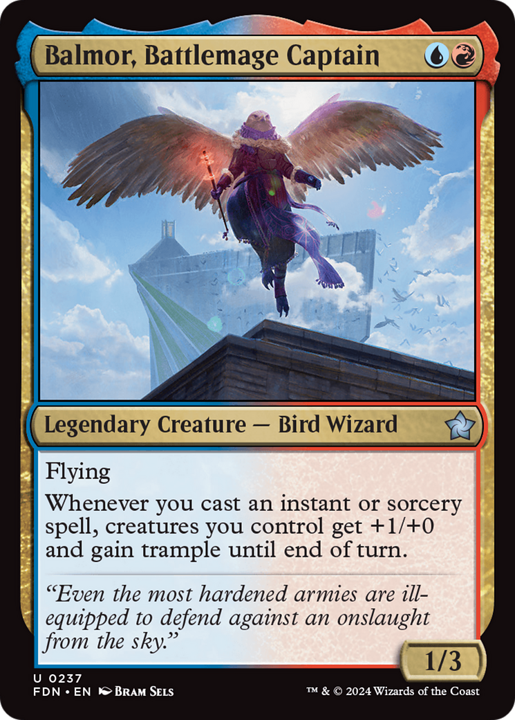 Balmor, Battlemage Captain (FDN-237) - Foundations Foil