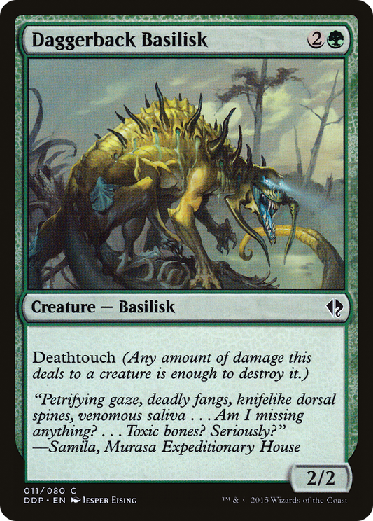 Daggerback Basilisk (DDP-011) - Duel Decks: Zendikar vs. Eldrazi