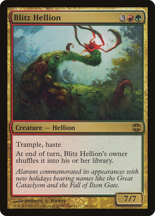 Blitz Hellion (ARB-049) - Alara Reborn Foil