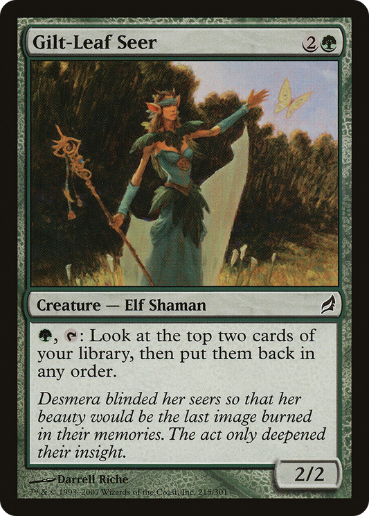 Gilt-Leaf Seer (LRW-215) - Lorwyn Foil