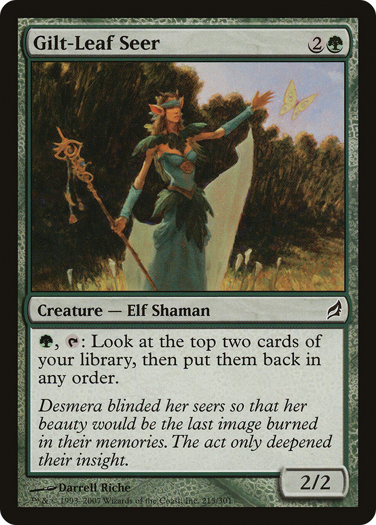 Gilt-Leaf Seer (LRW-215) - Lorwyn