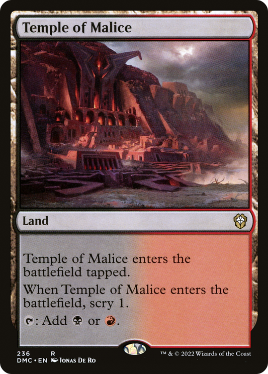 Temple of Malice (DMC-236) - Dominaria United Commander