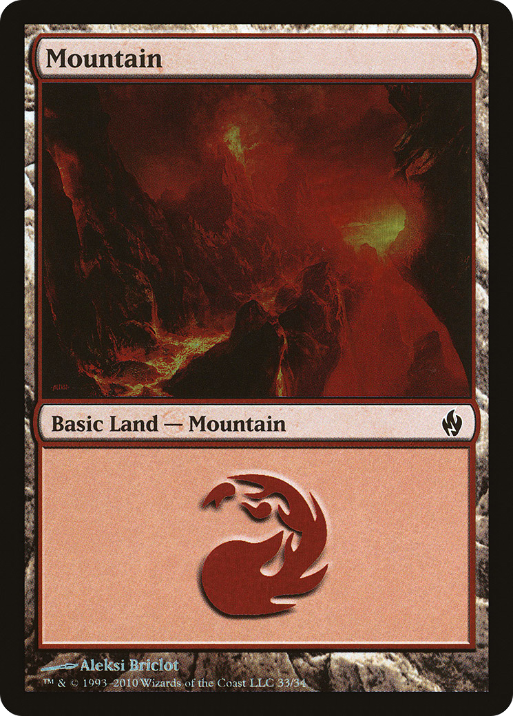 Mountain (PD2-033) - Premium Deck Series: Fire and Lightning Foil