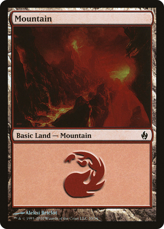 Mountain (PD2-033) - Premium Deck Series: Fire and Lightning Foil