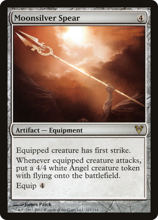 Moonsilver Spear  (AVR-217) - Avacyn Restored