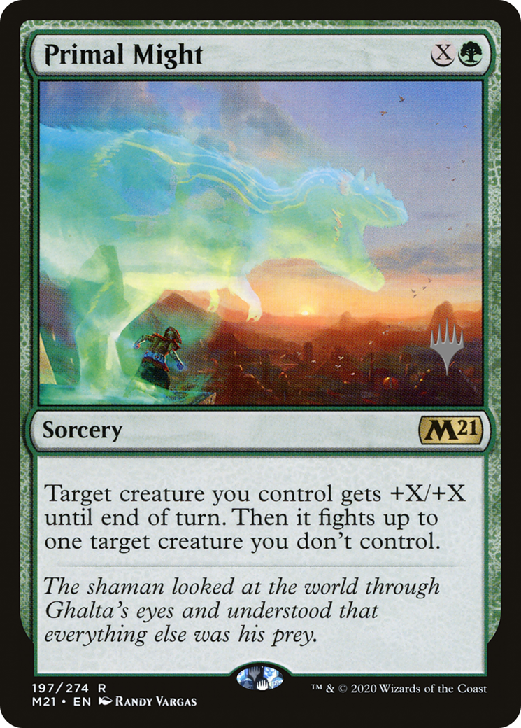 Primal Might (PM21-197P) - Core Set 2021 Promos