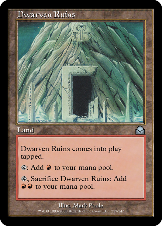 Dwarven Ruins (ME2-227) - Masters Edition II Foil