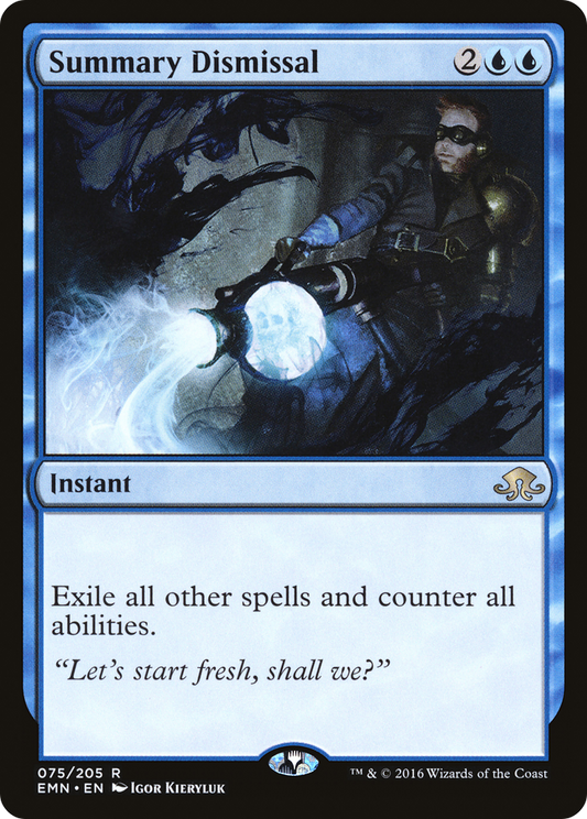 Summary Dismissal (EMN-075) - Eldritch Moon Foil