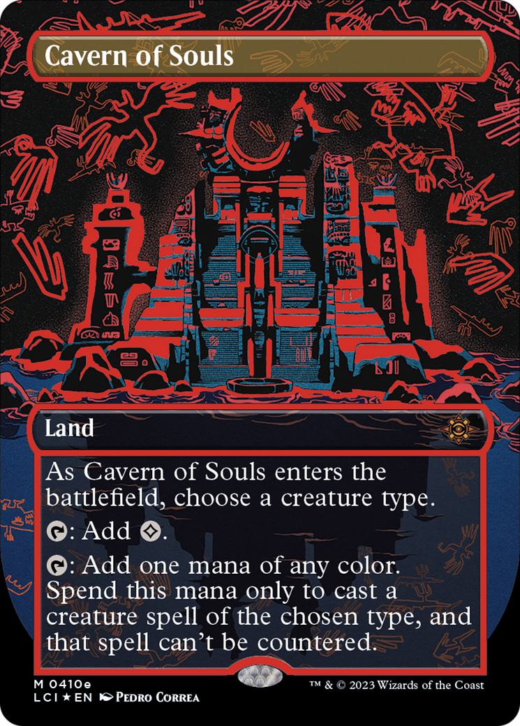 Cavern of Souls (LCI-410E) - The Lost Caverns of Ixalan (Borderless) Foil