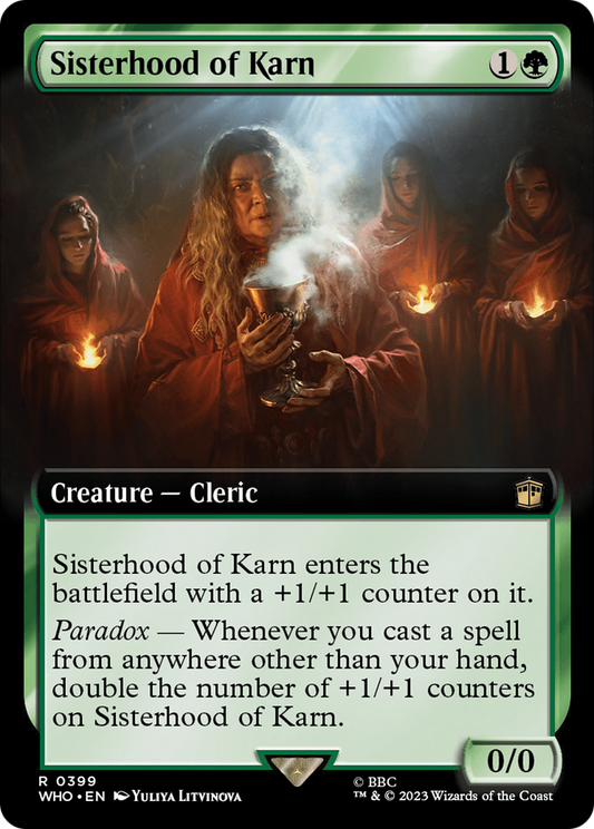 Sisterhood of Karn (WHO-399) - Doctor Who: (Extended Art)