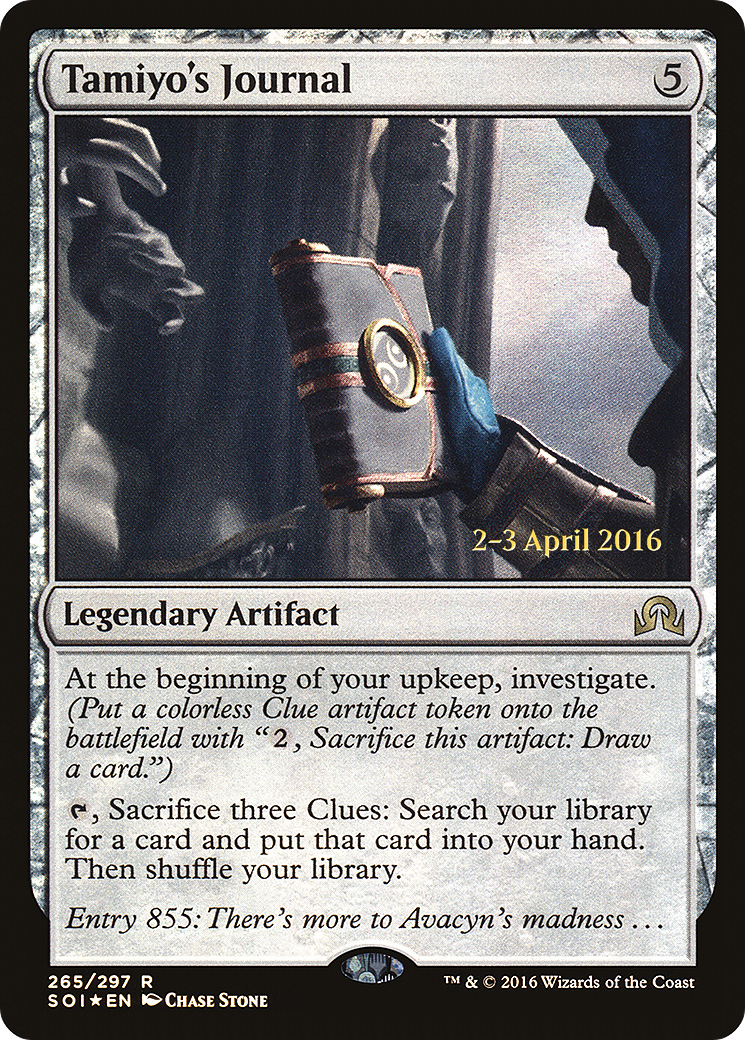Tamiyo's Journal (Entry 855) (PRE-265) - Shadows over Innistrad Promos Foil