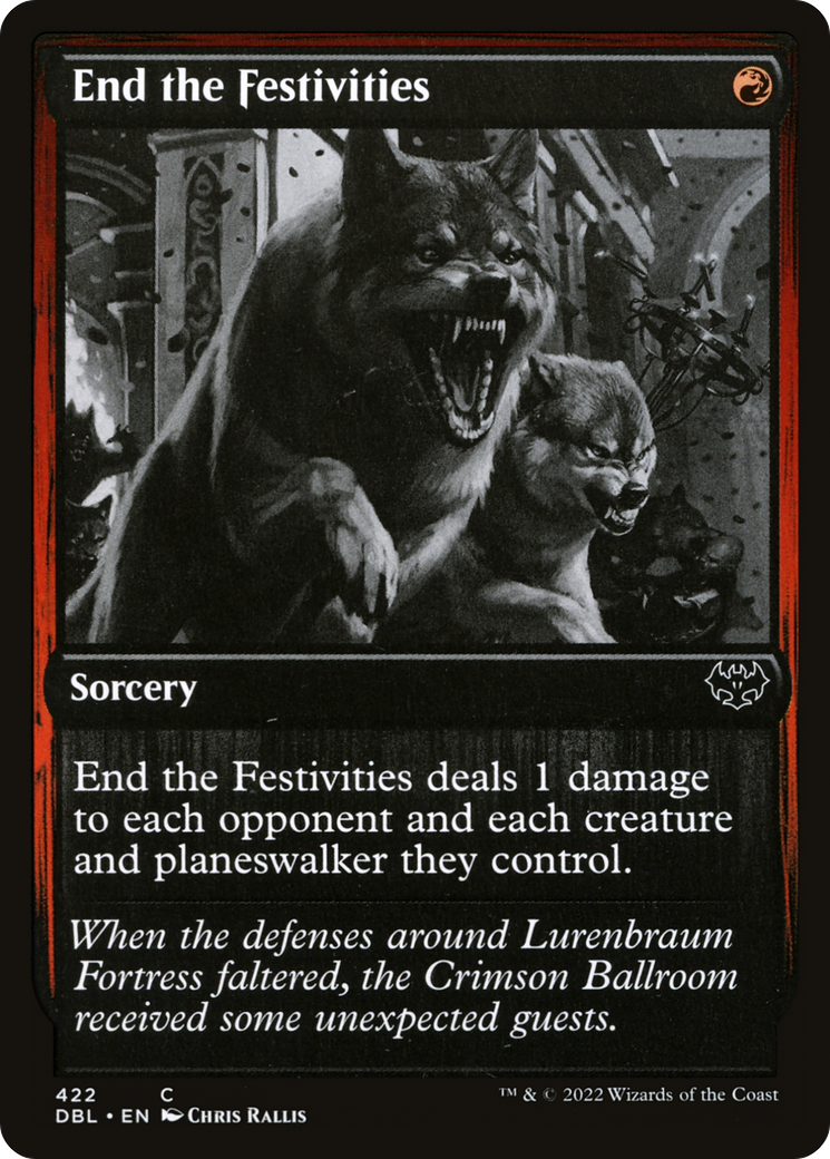 End the Festivities (DBL-422) - Innistrad: Double Feature Foil