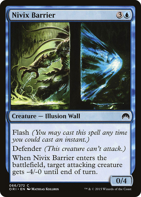 Nivix Barrier (ORI-066) - Magic Origins Foil