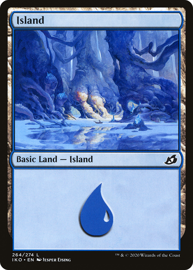 Island (IKO-264) - Ikoria: Lair of Behemoths Foil