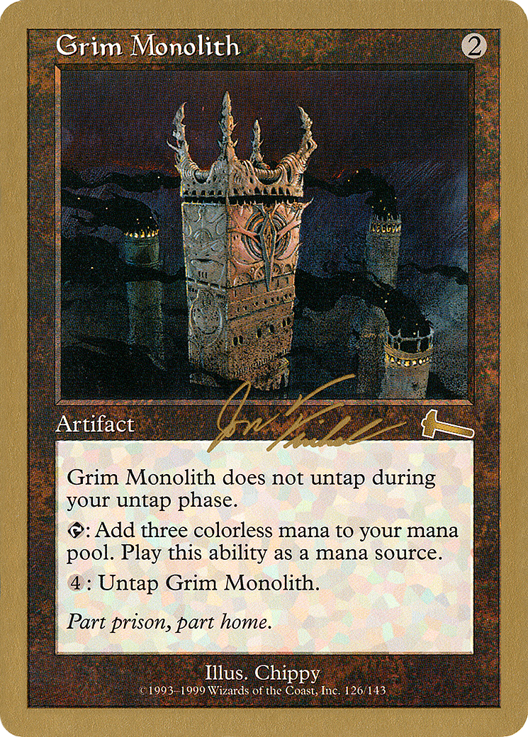 Grim Monolith (WC00-JF126) - World Championship Decks 2000