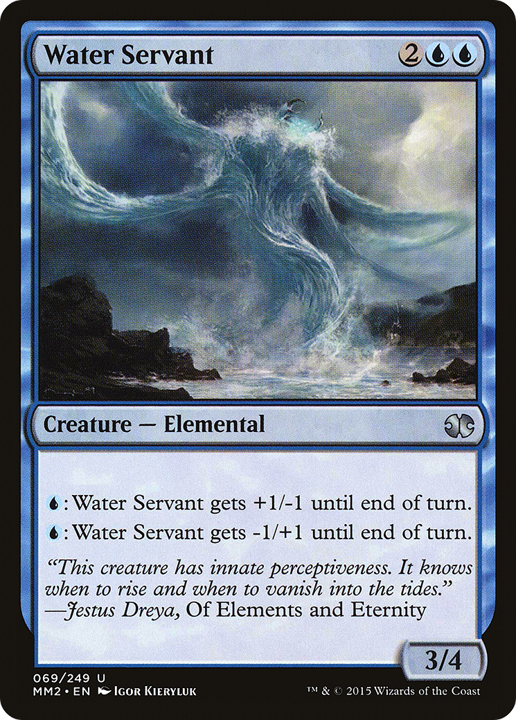 Water Servant (MM2-069) - Modern Masters 2015 Foil