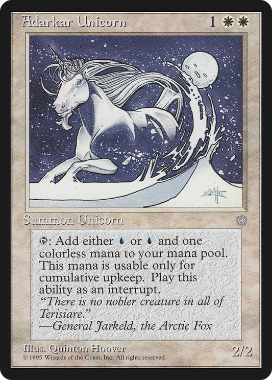 Adarkar Unicorn (ICE-001) - Ice Age