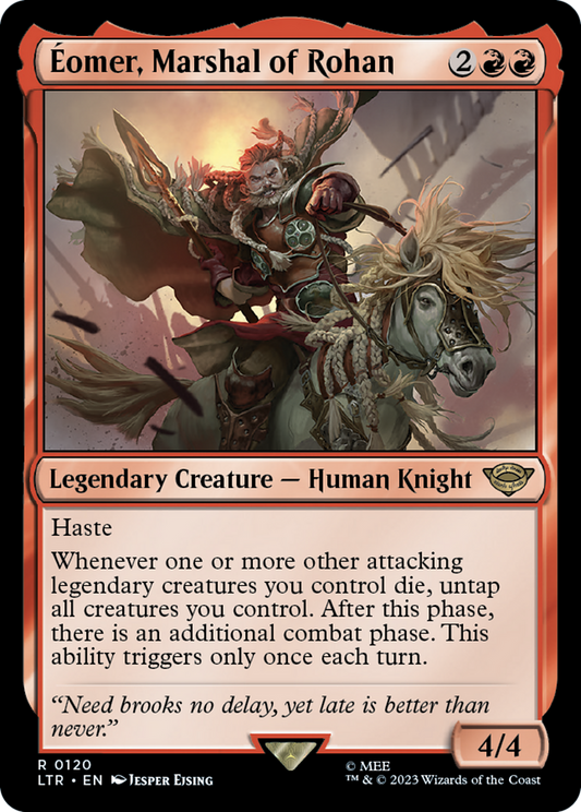 Eomer, Marshal of Rohan (LTR-120) - The Lord of the Rings: Tales of Middle-earth Foil
