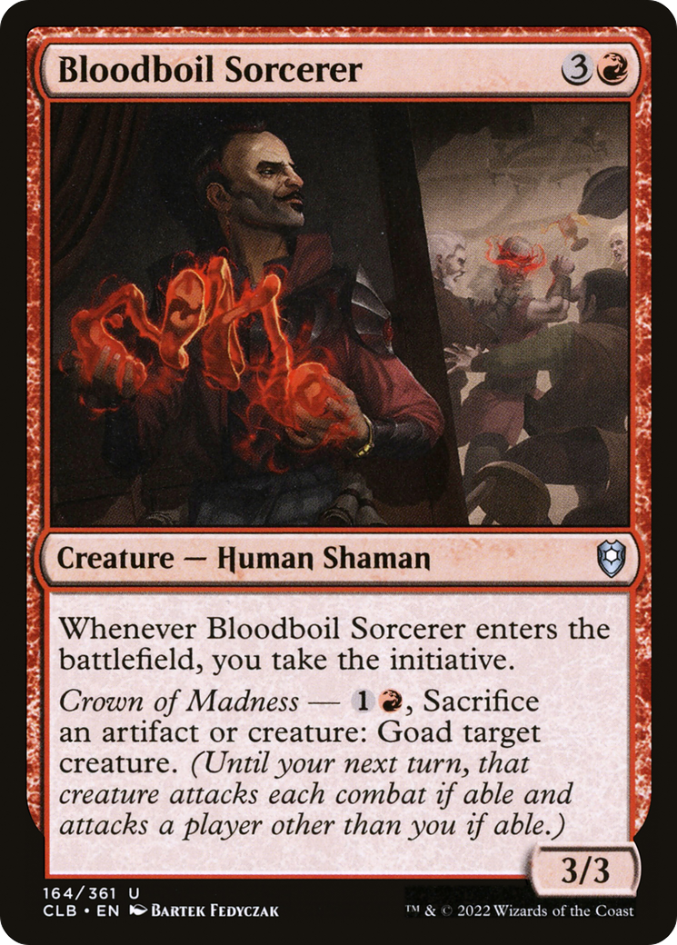 Bloodboil Sorcerer (CLB-164) - Commander Legends: Battle for Baldur's Gate Foil