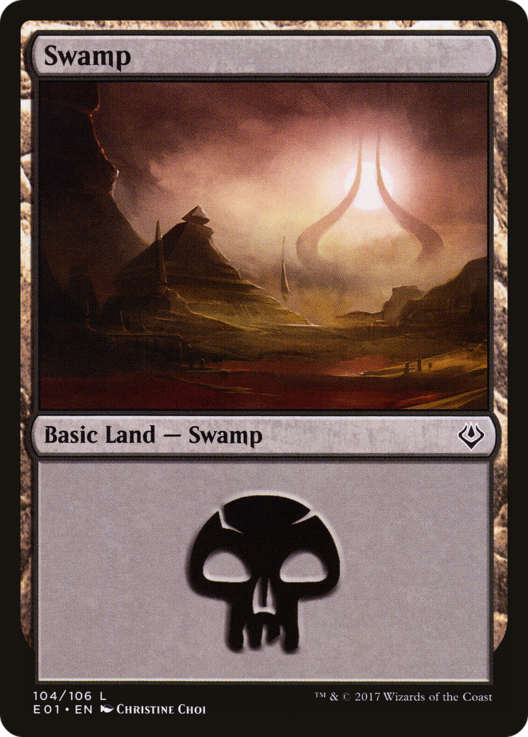 Swamp (E01-104) - Archenemy: Nicol Bolas