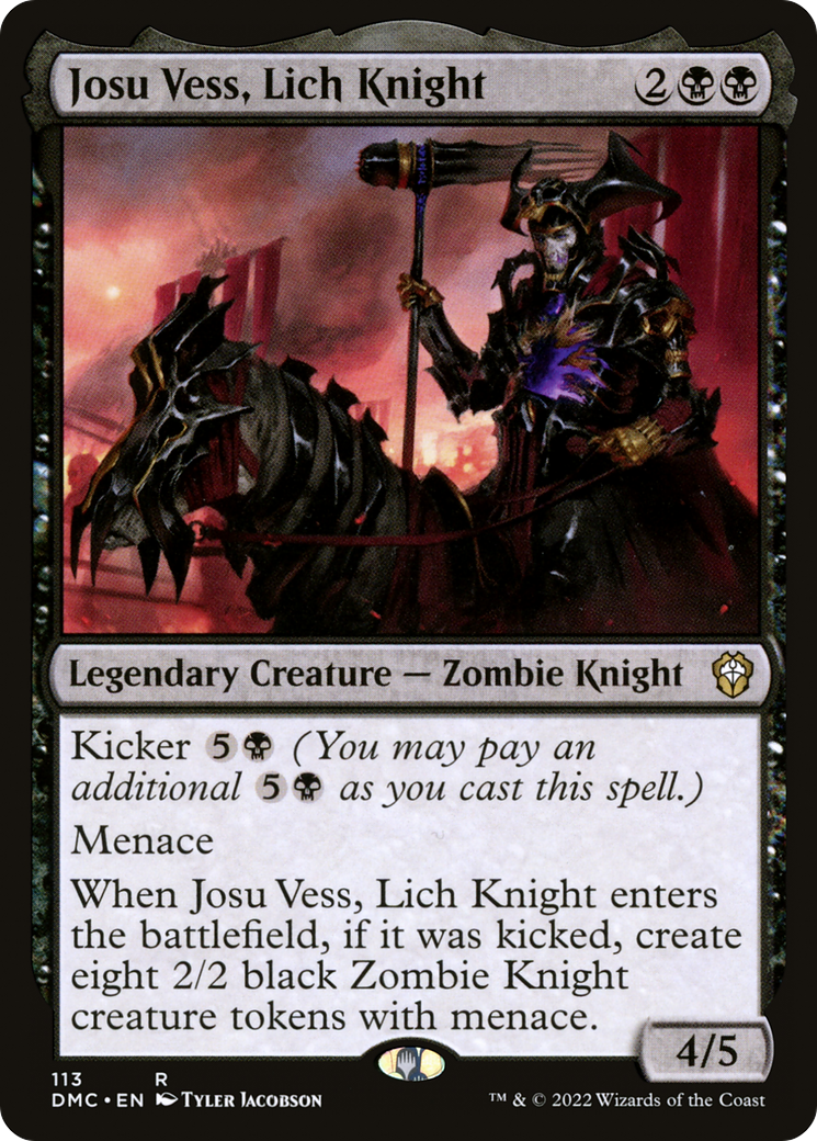 Josu Vess, Lich Knight (DMC-113) - Dominaria United Commander