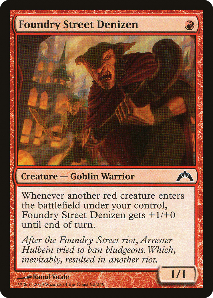 Foundry Street Denizen (GTC-092) - Gatecrash Foil