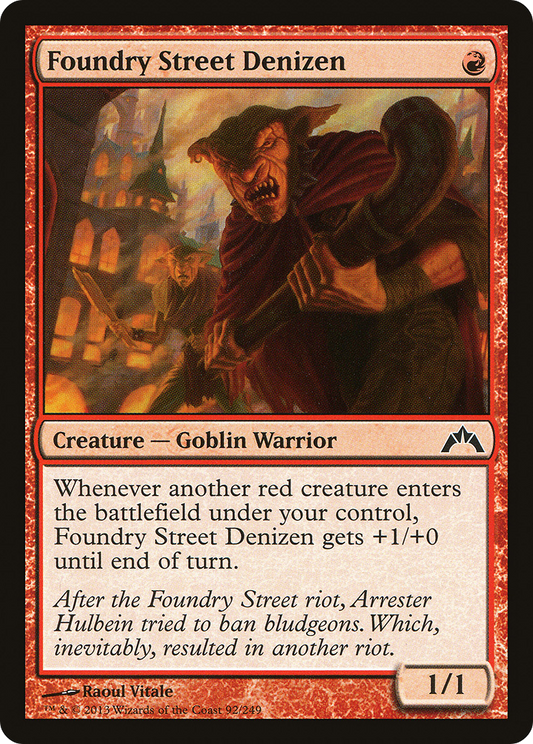 Foundry Street Denizen (GTC-092) - Gatecrash Foil