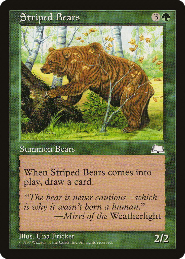 Striped Bears (WTH-140) - Weatherlight