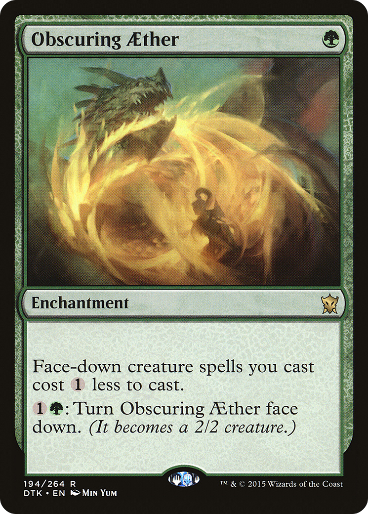 Obscuring Aether (DTK-194) - Dragons of Tarkir Foil