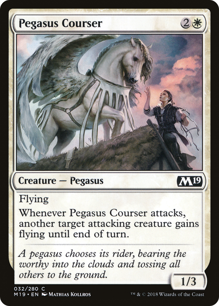 Pegasus Courser (M19-032) - Core Set 2019 Foil