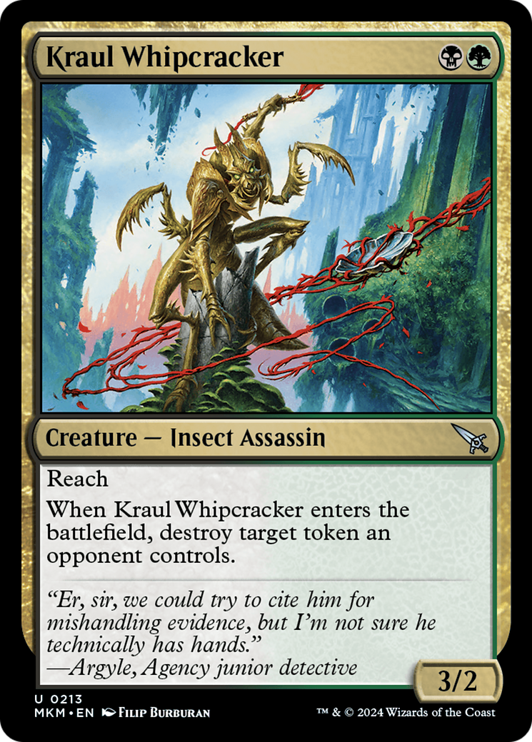 Kraul Whipcracker (a)  (MKM-213) - Murders at Karlov Manor Foil