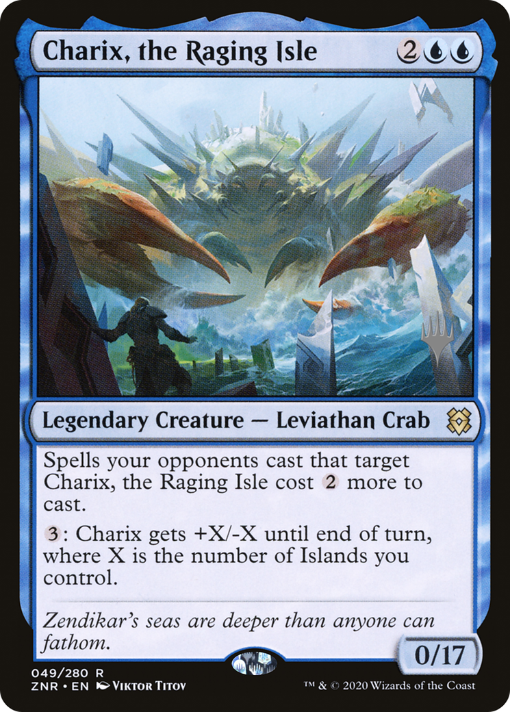 Charix, the Raging Isle (PPZNR-49P) - Zendikar Rising Promos (Promo Pack)