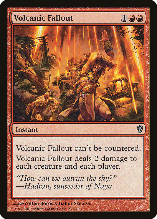 Volcanic Fallout (CNS-157) - Conspiracy Foil