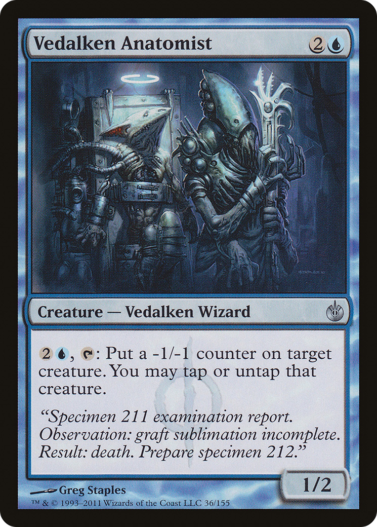 Vedalken Anatomist (MBS-036) - Mirrodin Besieged