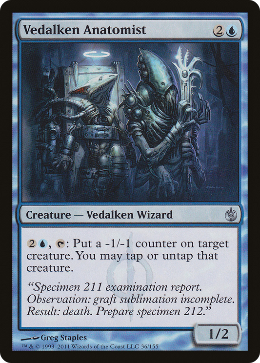 Vedalken Anatomist (MBS-036) - Mirrodin Besieged