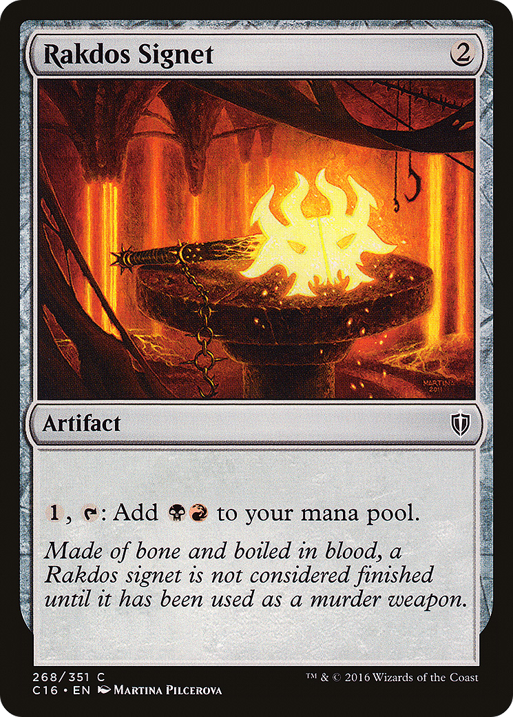 Rakdos Signet (C16-268) - Commander 2016