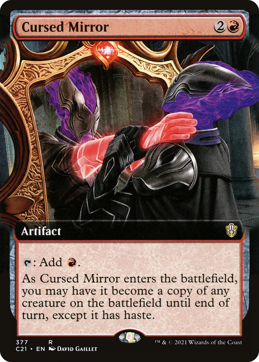 Cursed Mirror (C21-377) - Commander 2021: (Extended Art)