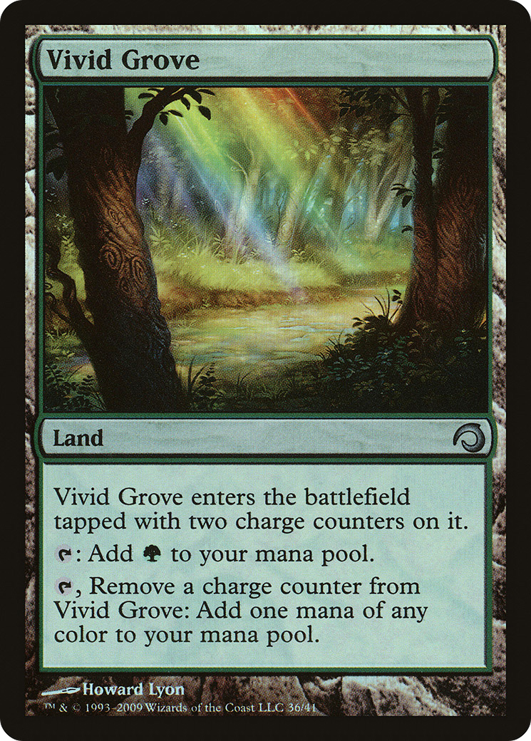 Vivid Grove (H09-036) - Premium Deck Series: Slivers Foil