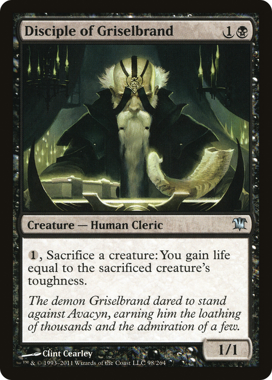 Disciple of Griselbrand (ISD-098) - Innistrad Foil