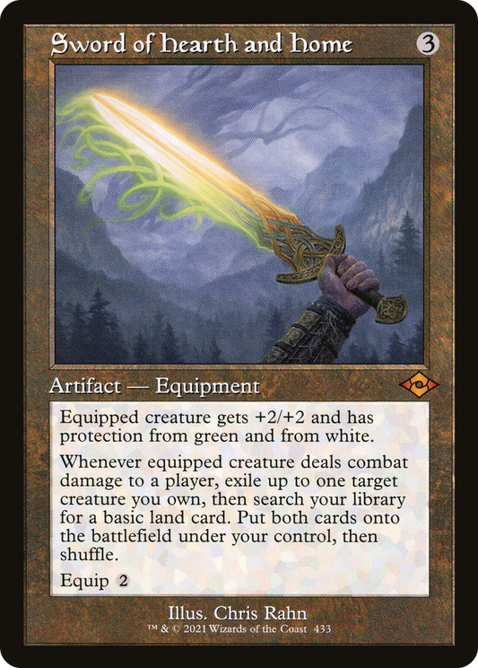 Sword of Hearth and Home (MH2-433) - Modern Horizons 2 Etched Foil