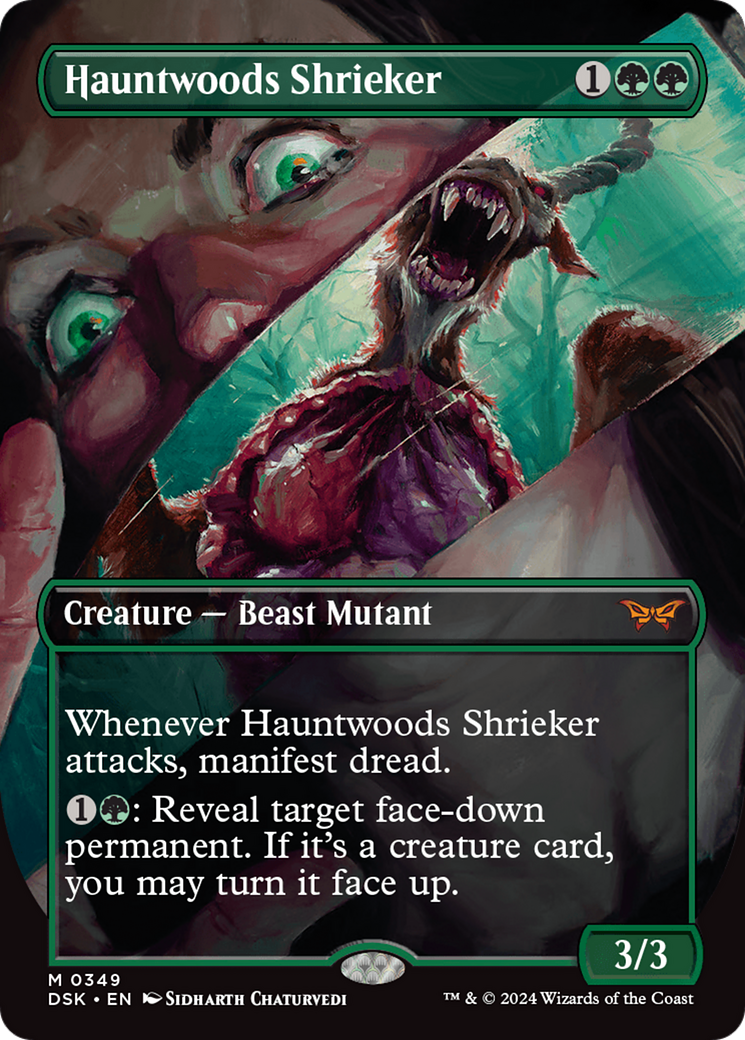 Hauntwoods Shrieker (DSK-349) - Duskmourn: House of Horror (Borderless) Foil