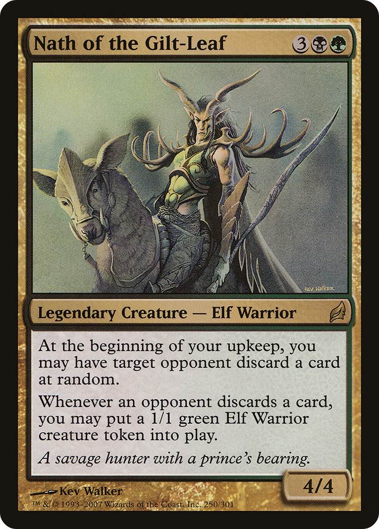 Nath of the Gilt-Leaf (LRW-250) - Lorwyn Foil