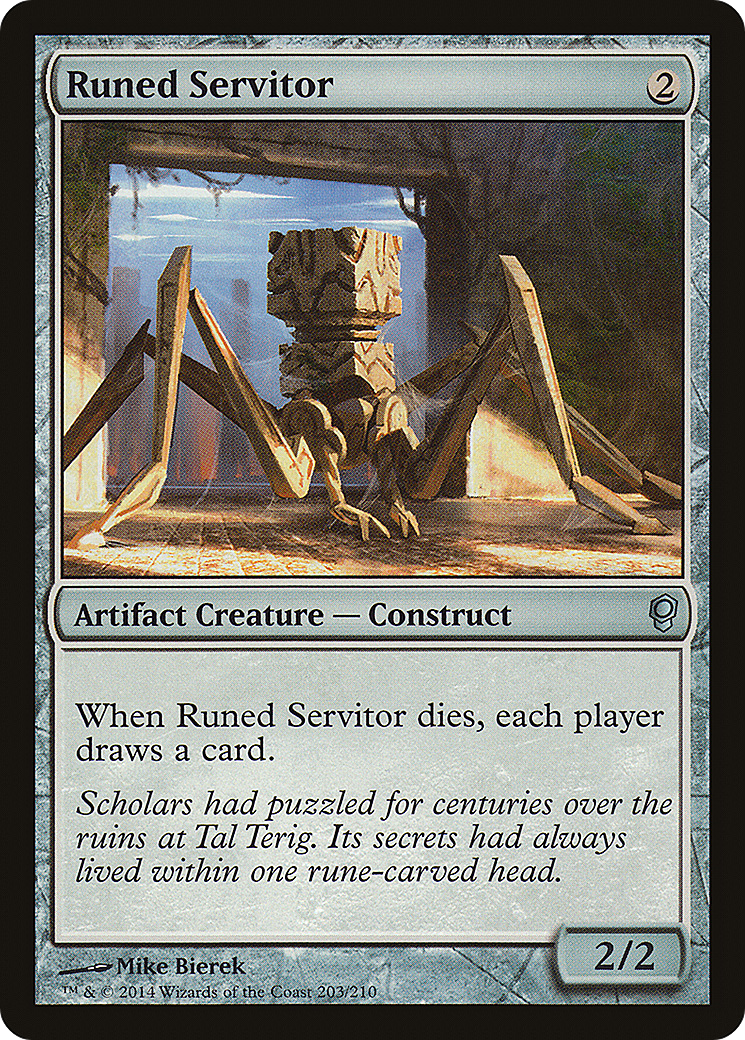 Runed Servitor (CNS-203) - Conspiracy Foil