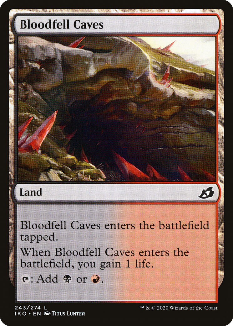 Bloodfell Caves (IKO-243) - Ikoria: Lair of Behemoths Foil