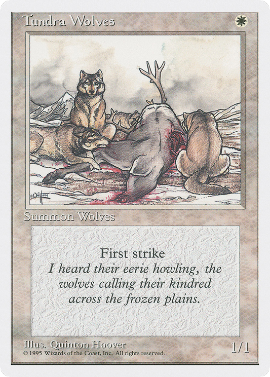 Tundra Wolves (4ED-053) - Fourth Edition