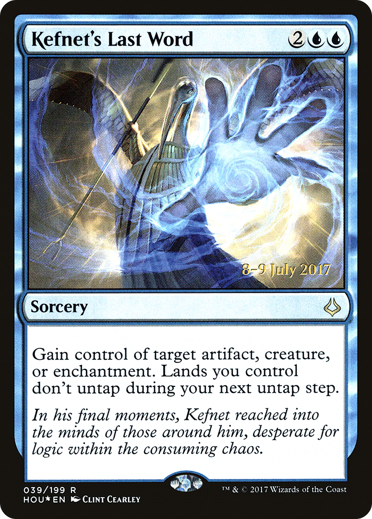 Kefnet's Last Word (PHOU-39S) - Hour of Devastation Promos Foil