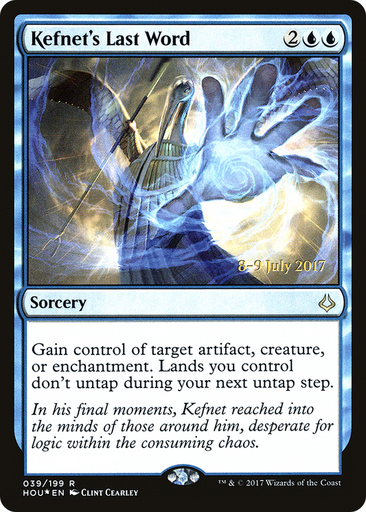 Kefnet's Last Word (PHOU-39S) - Hour of Devastation Promos Foil