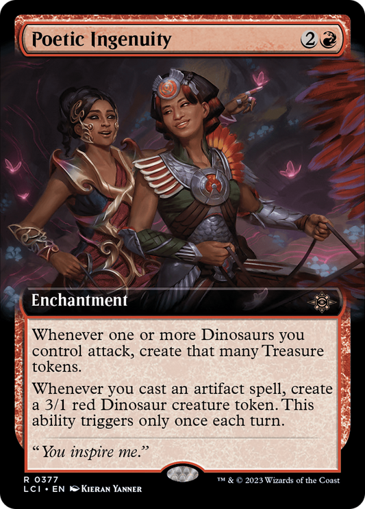 Poetic Ingenuity (Extended Art) (LCI-377) - The Lost Caverns of Ixalan: (Extended Art)